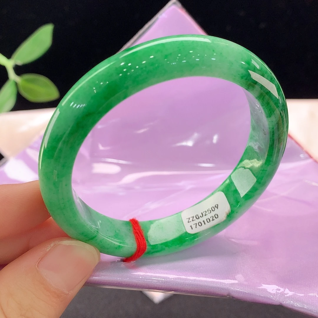 翡翠未镶嵌手镯1020