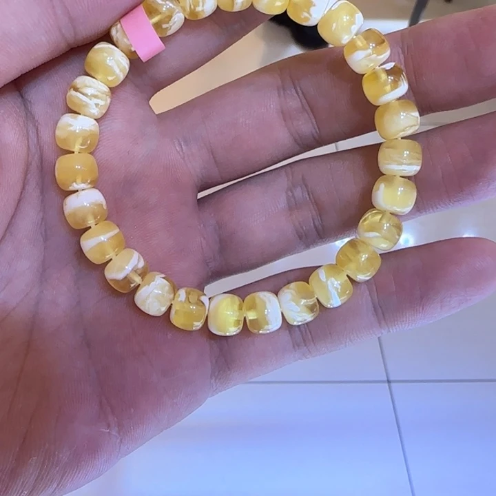 手链琥珀未镶嵌蜜蜡