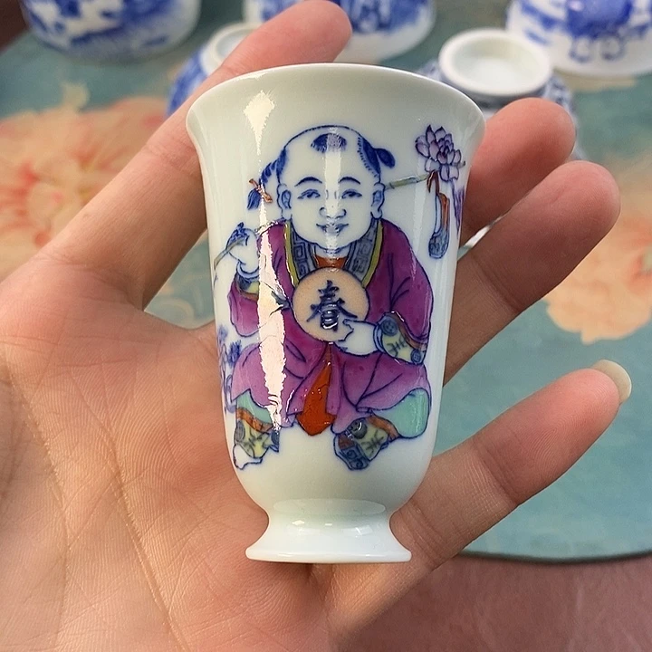 杯?****?现代景德镇全手工全手绘茶具1688888