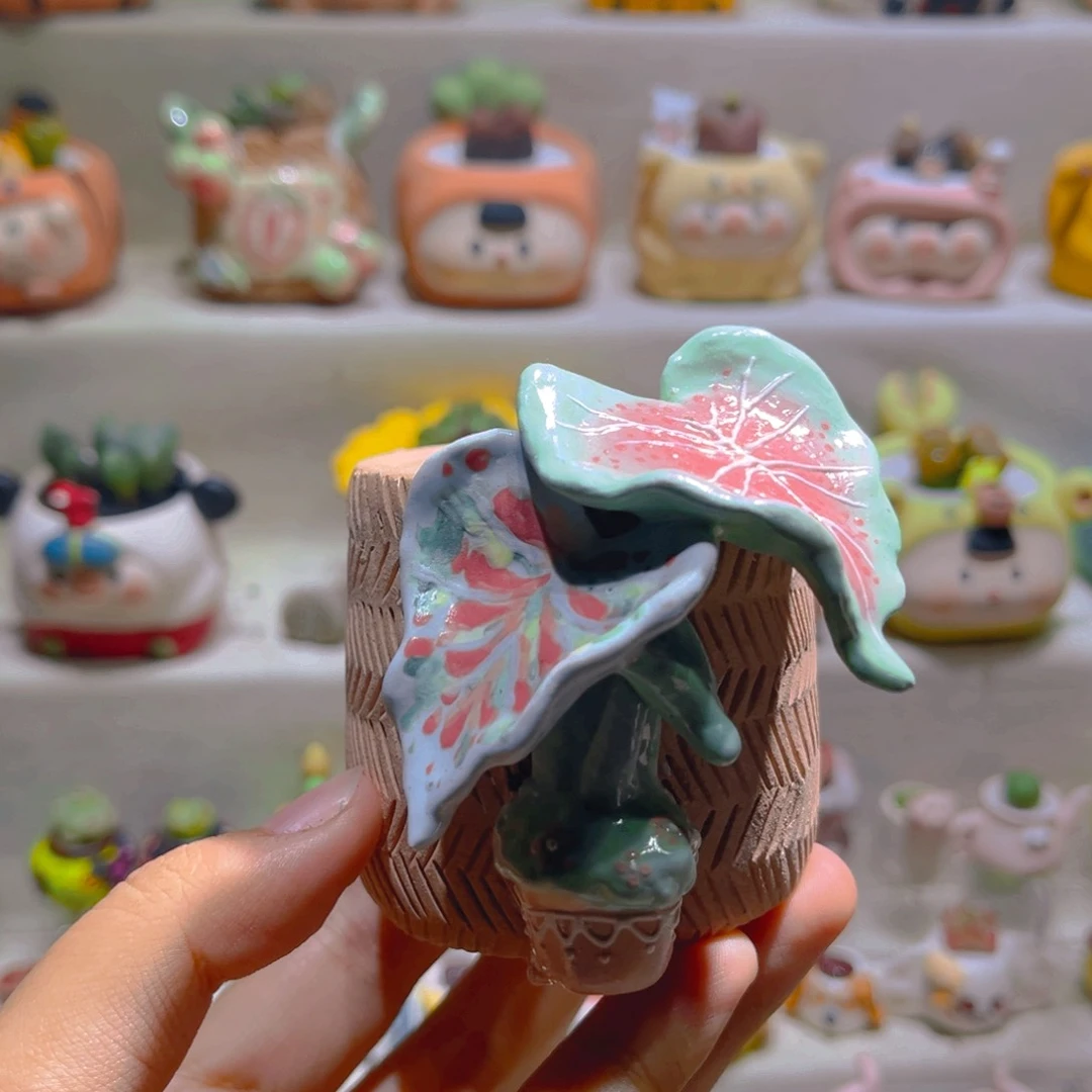 056纯手工制作重工盆盆38一个