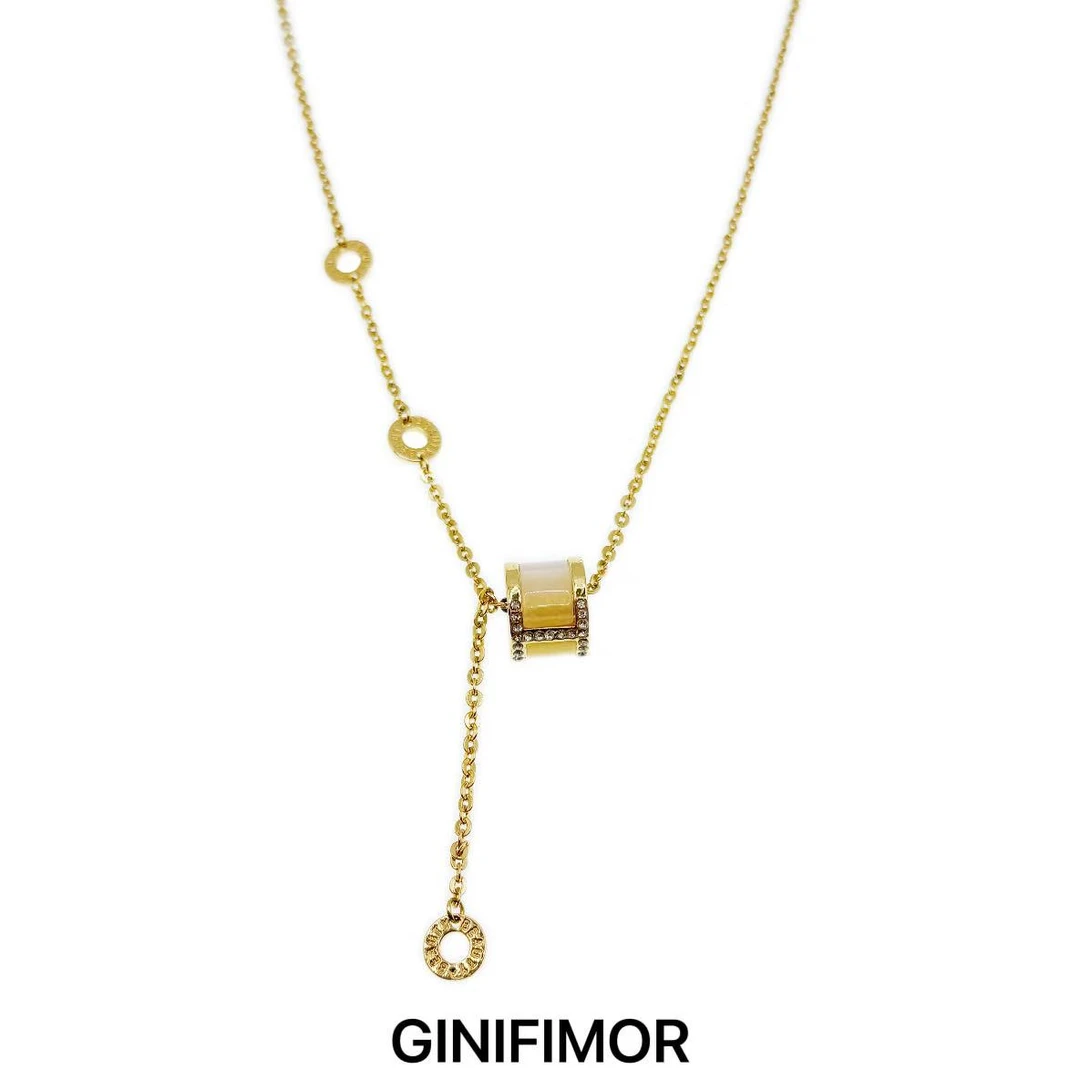 铜合金项链 a662 高级感小蛮腰轻奢气质小众百搭锁骨链