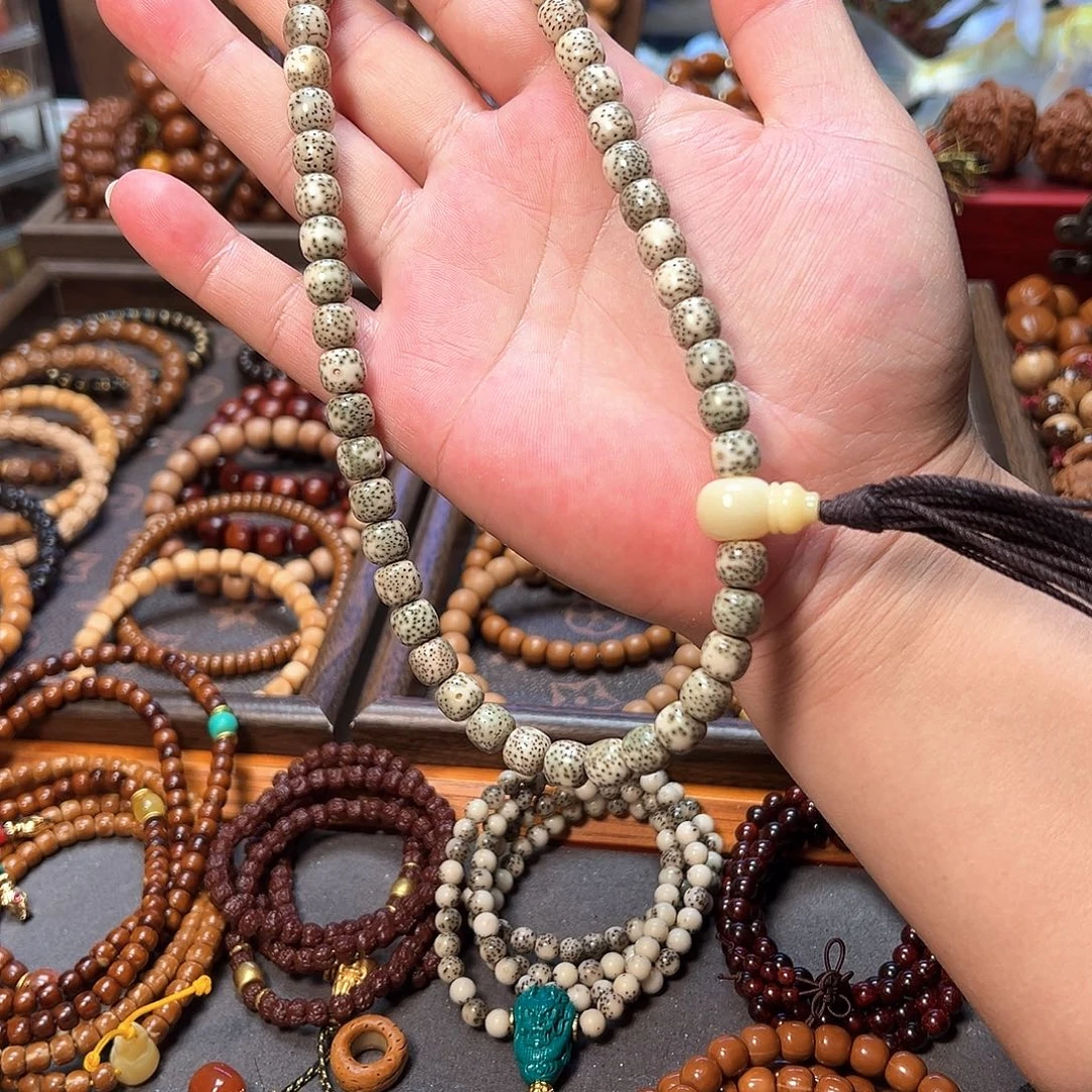 静***曌橄榄核手串/手链星月搭配