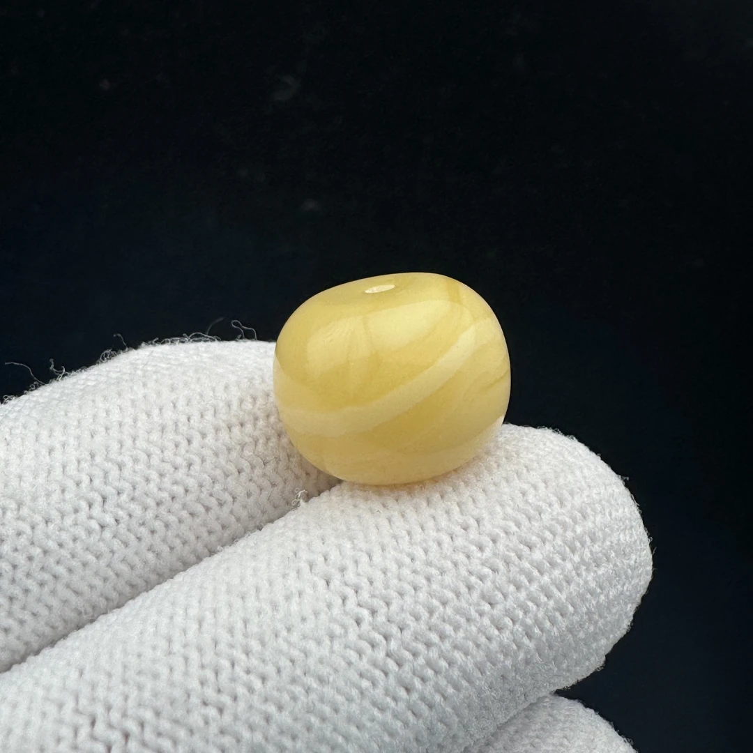 R7374天然蜜蜡 桶珠15*11.8mm假一赔四