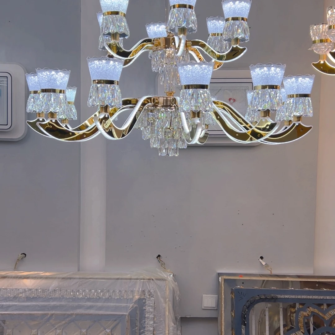 枝型款20头金色高亮款送6个光源