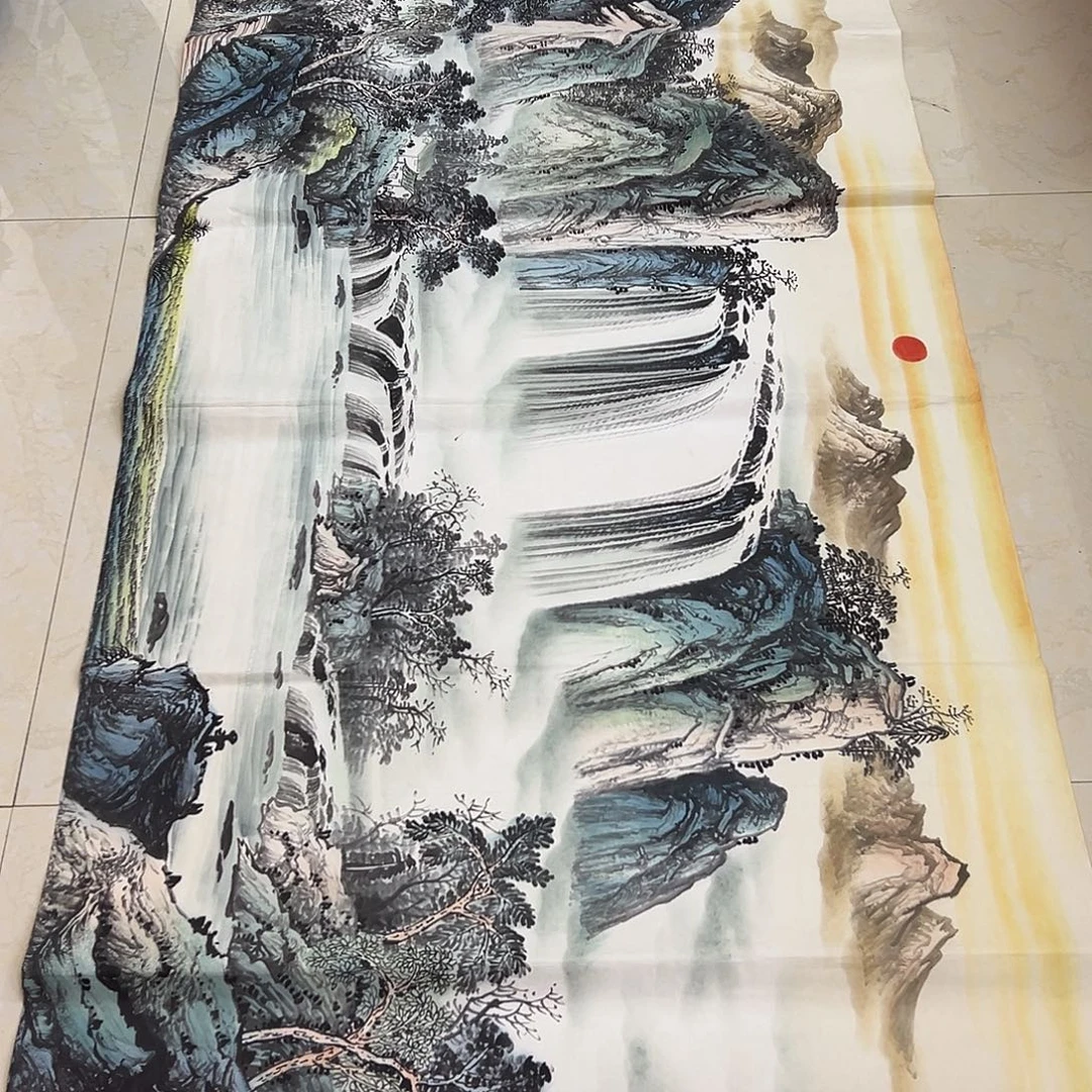 国画清风拂面的时候我就