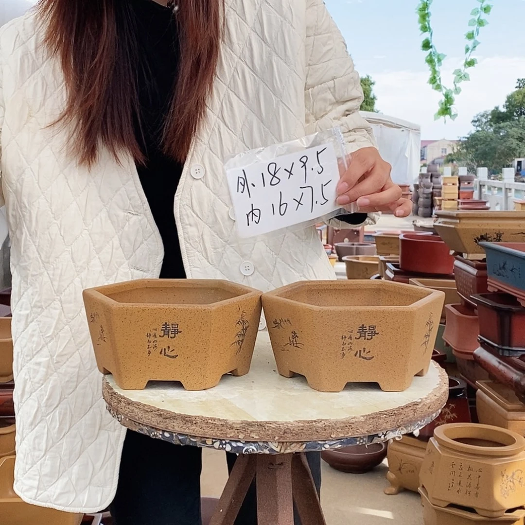 紫砂花盆紫砂花盆