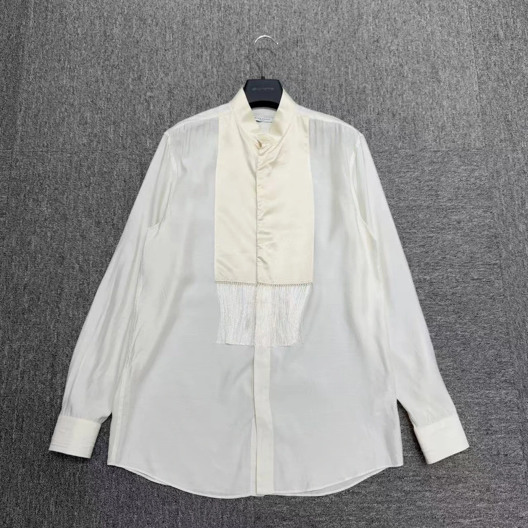 99新 Givenchy/纪梵希 桑蚕丝礼服衬衫39码12174