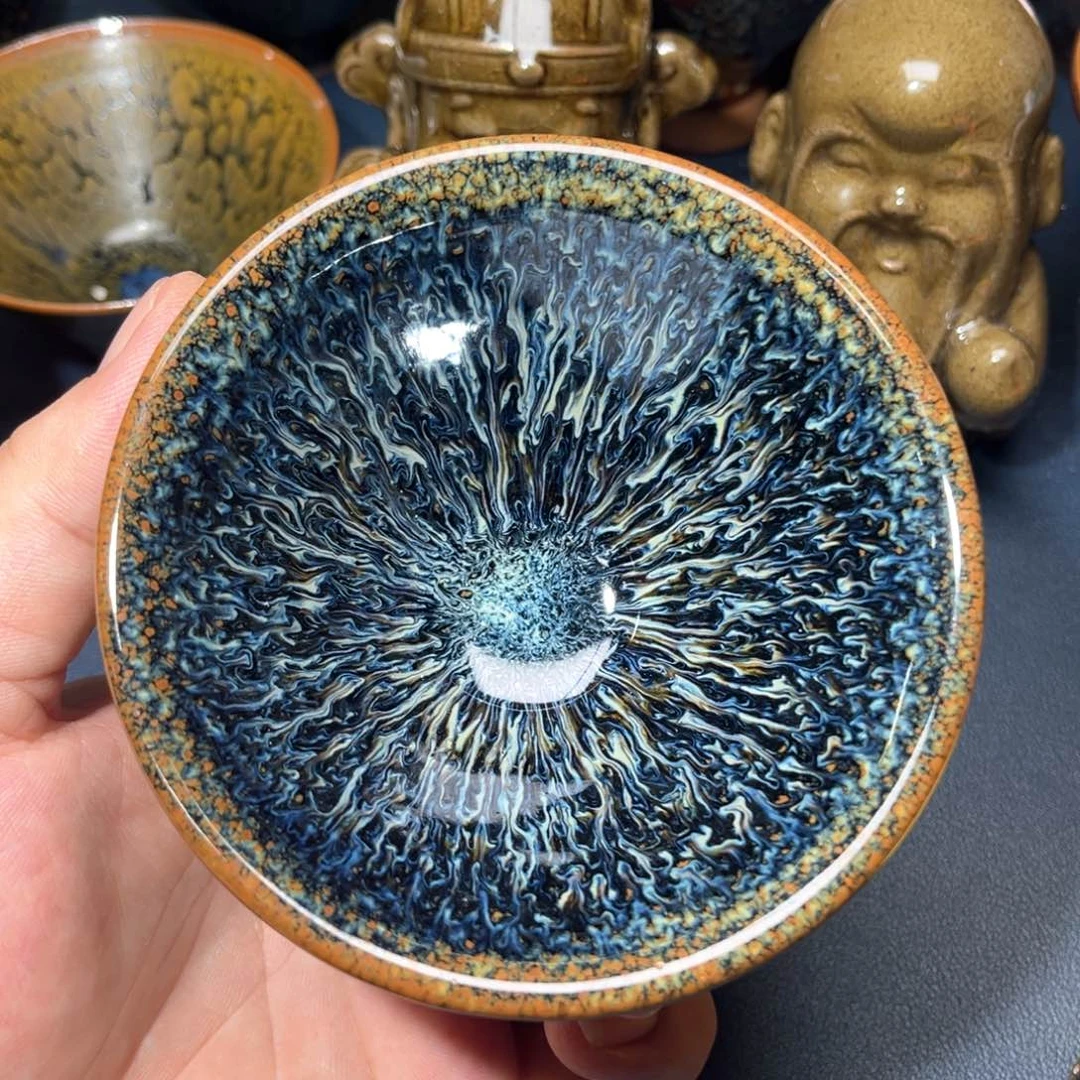茶盏建盏手握泡茶主人杯