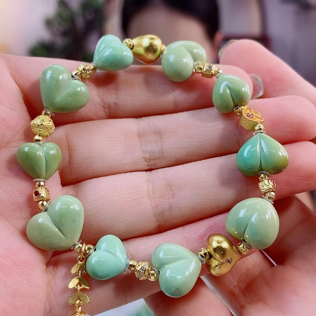 银S925镀金镶嵌绿松石珠宝奇石