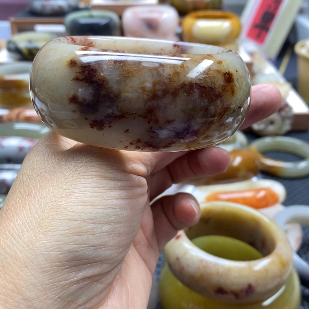 石英质玉手镯未镶嵌平****福