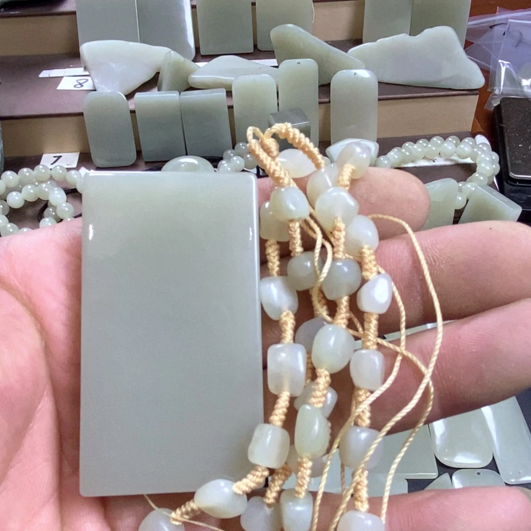 颈饰未镶嵌和田玉新*05