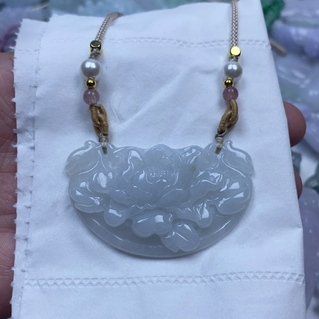 颈饰未镶嵌翡翠翡翠