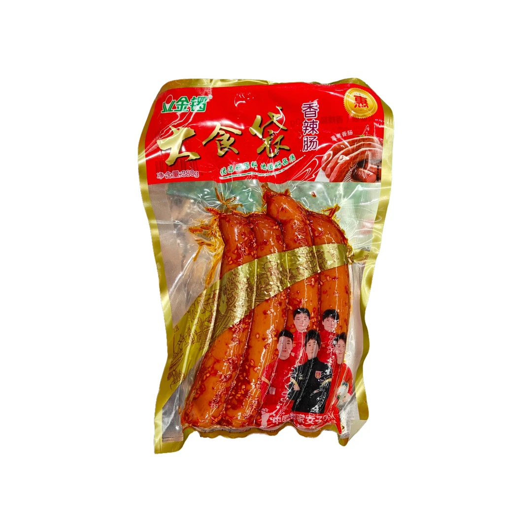 金锣大食袋蒜味肠香辣味380g *1袋/份