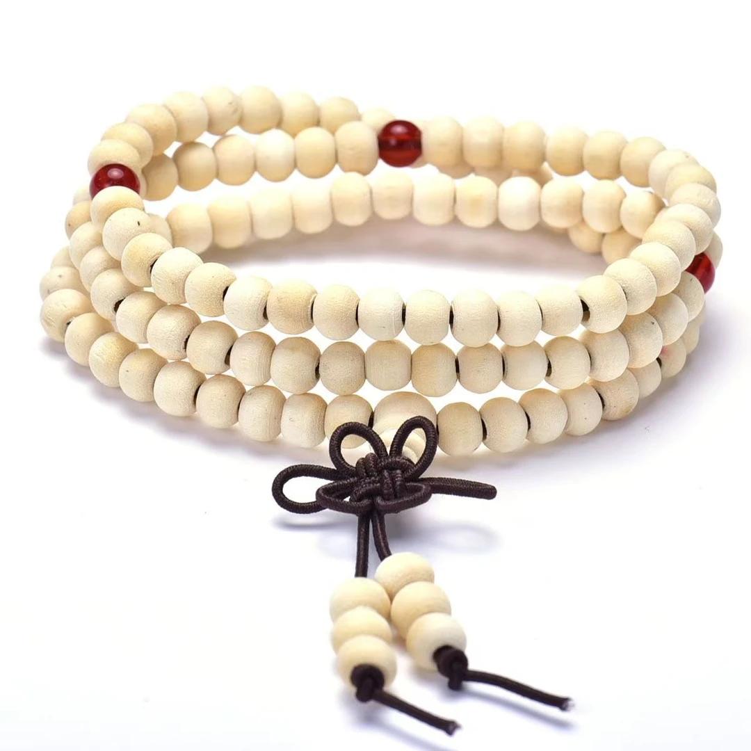 1144柏木108颗手串0.8