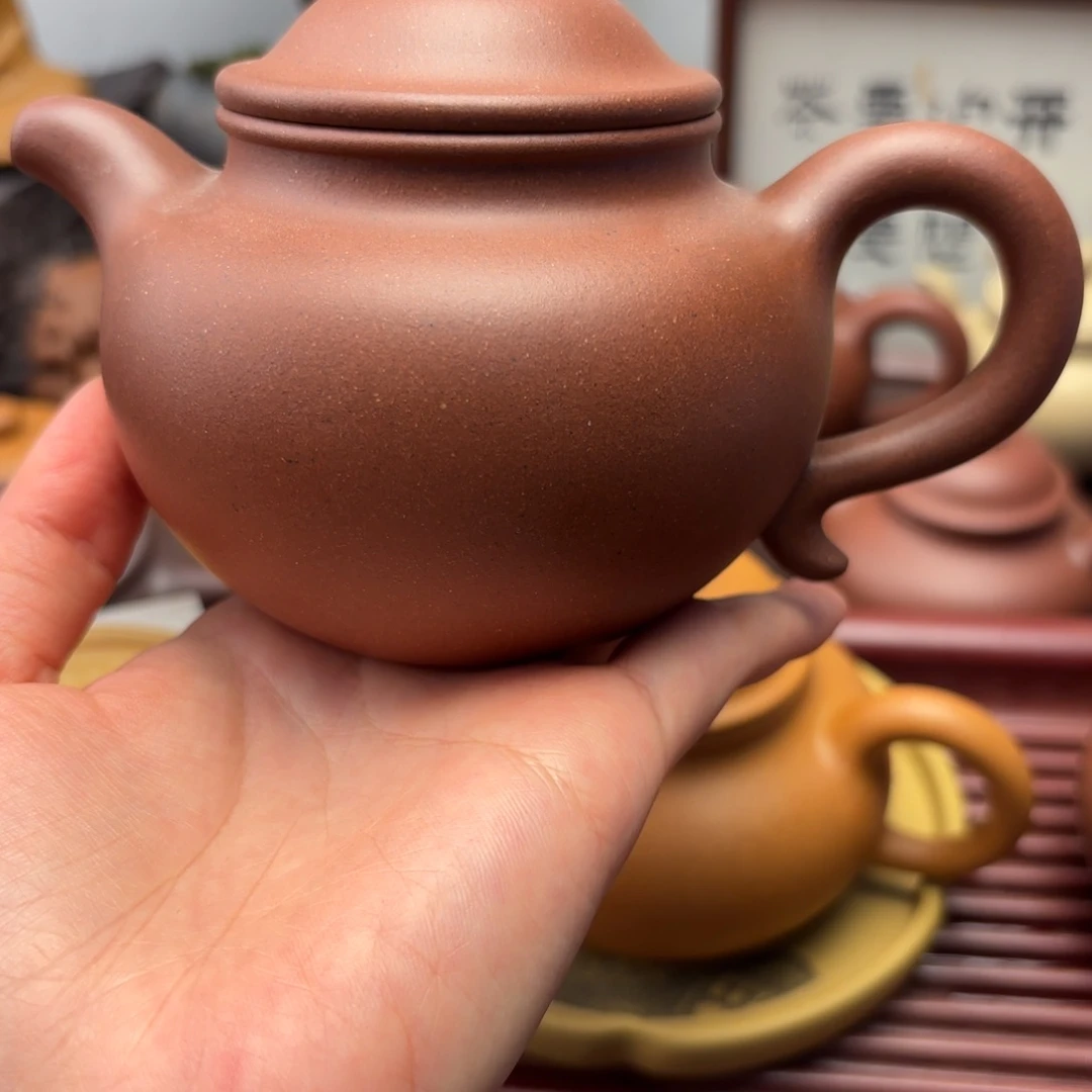 想***？紫砂茶壶特练紫泥  莲子270
