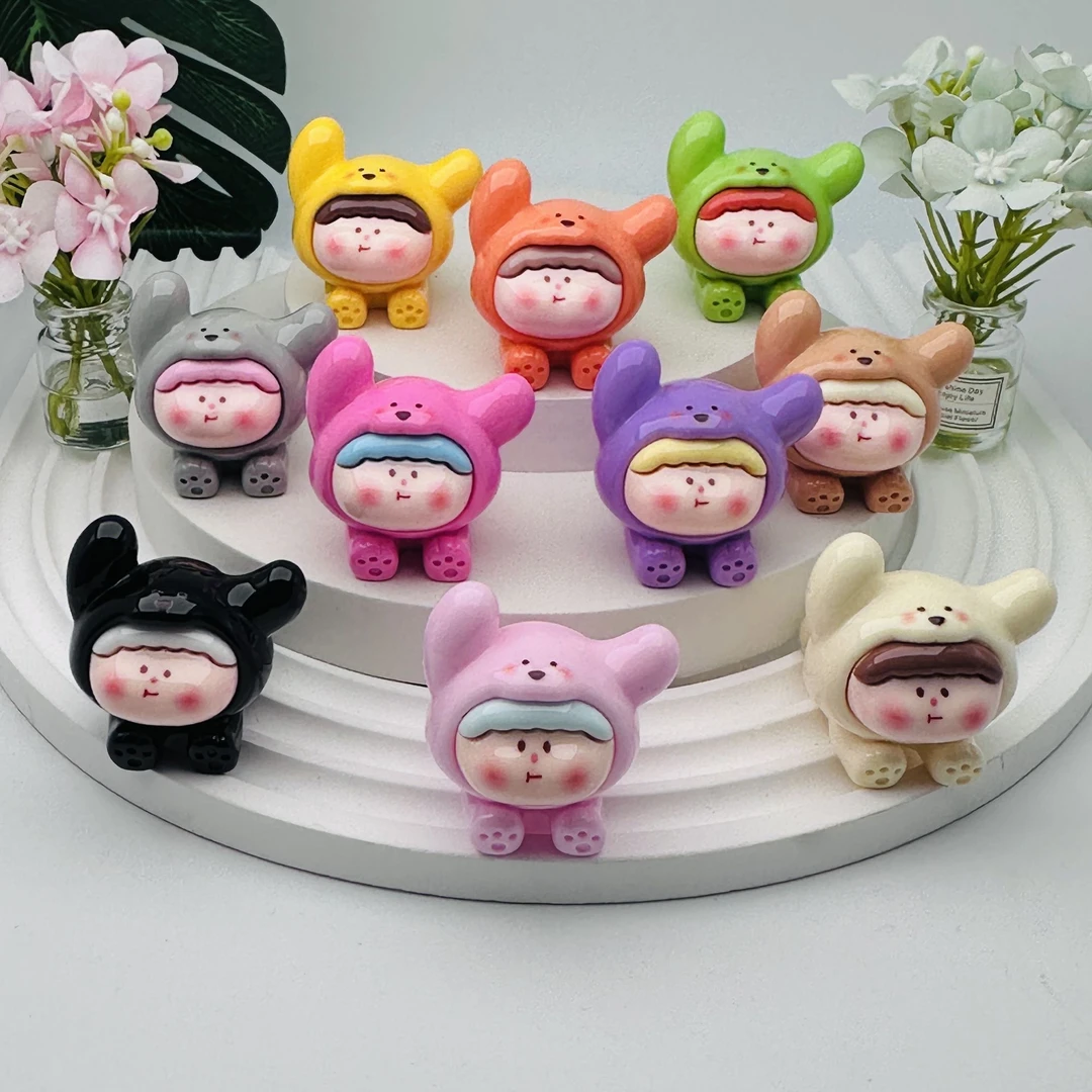 [九宫格+对对碰+许愿]新款趴趴狗实色莉莉丝手工diy饰品摆件