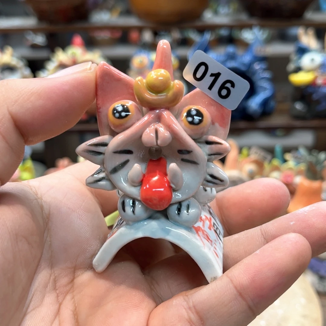 摆件直播间纯手工陶瓷摆件016