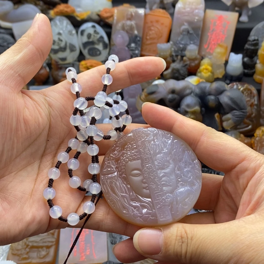 玛瑙/玉髓颈饰未镶嵌将****.