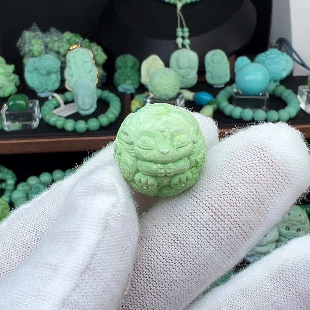 绿松石未镶嵌绿松石主播万丽