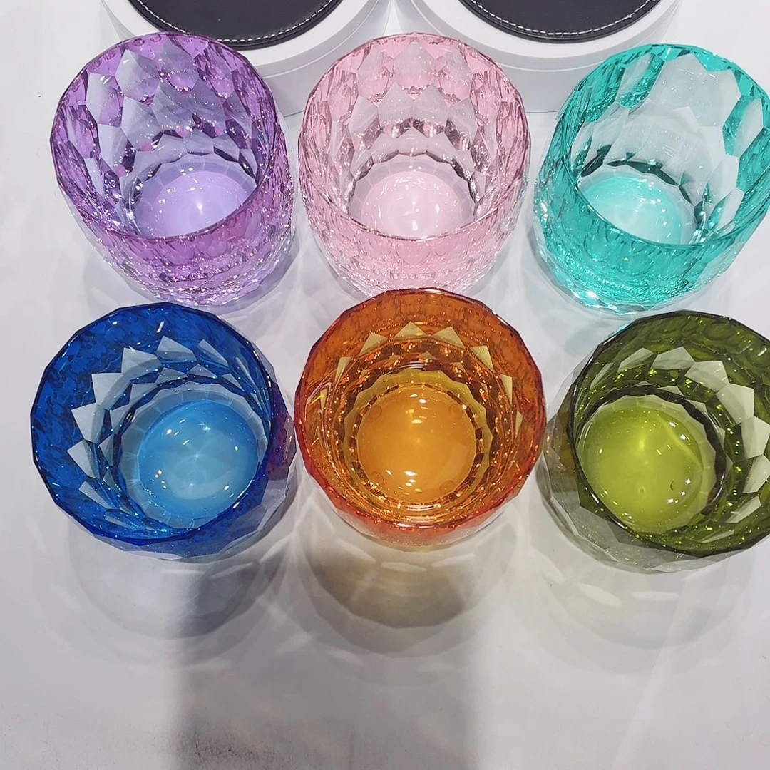 清***阵无盖款水晶玻璃威士忌