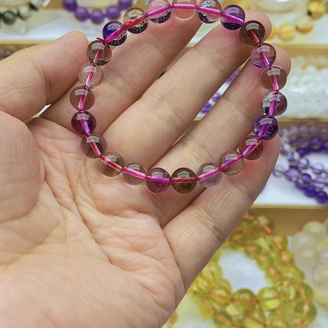 水晶手链未镶嵌天然超七8毫米