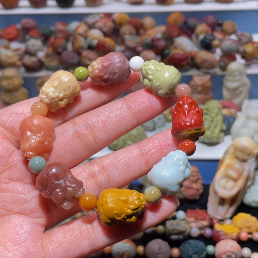 未镶嵌手链石英质玉木*花