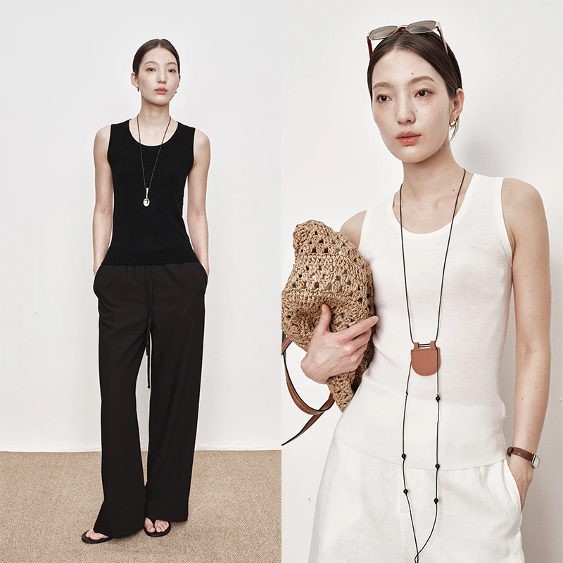 UMILAB｜耳畔*干爽夏日刚需 德国扬子可机洗羊毛无缝薄背心BM883W