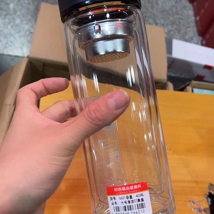 玻璃杯400400大理微瑕玻璃杯