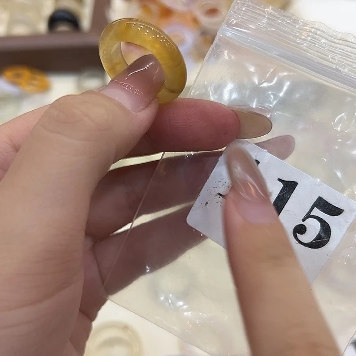 合金戒指玛瑙/玉髓115港12