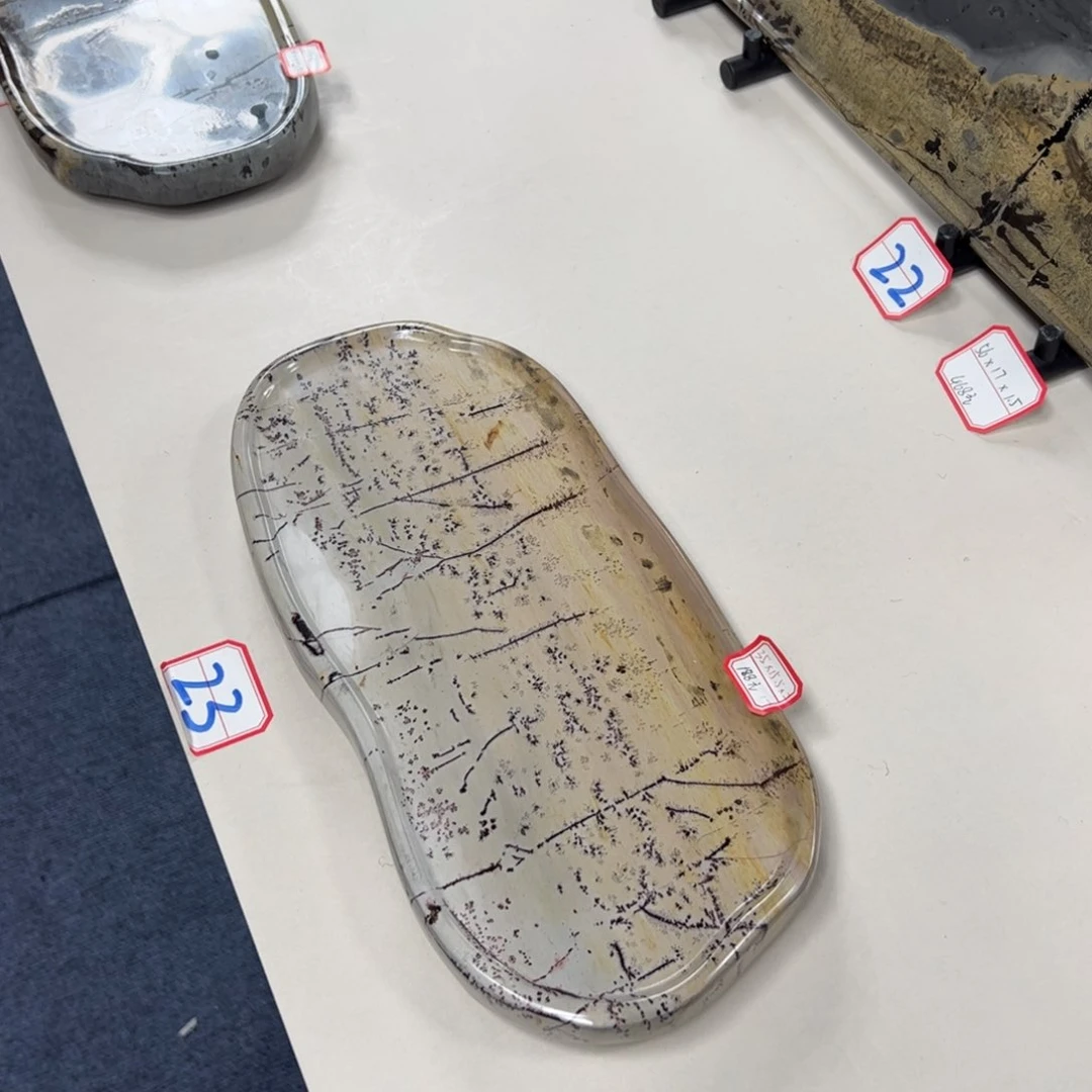 广西石天然国画石干泡台