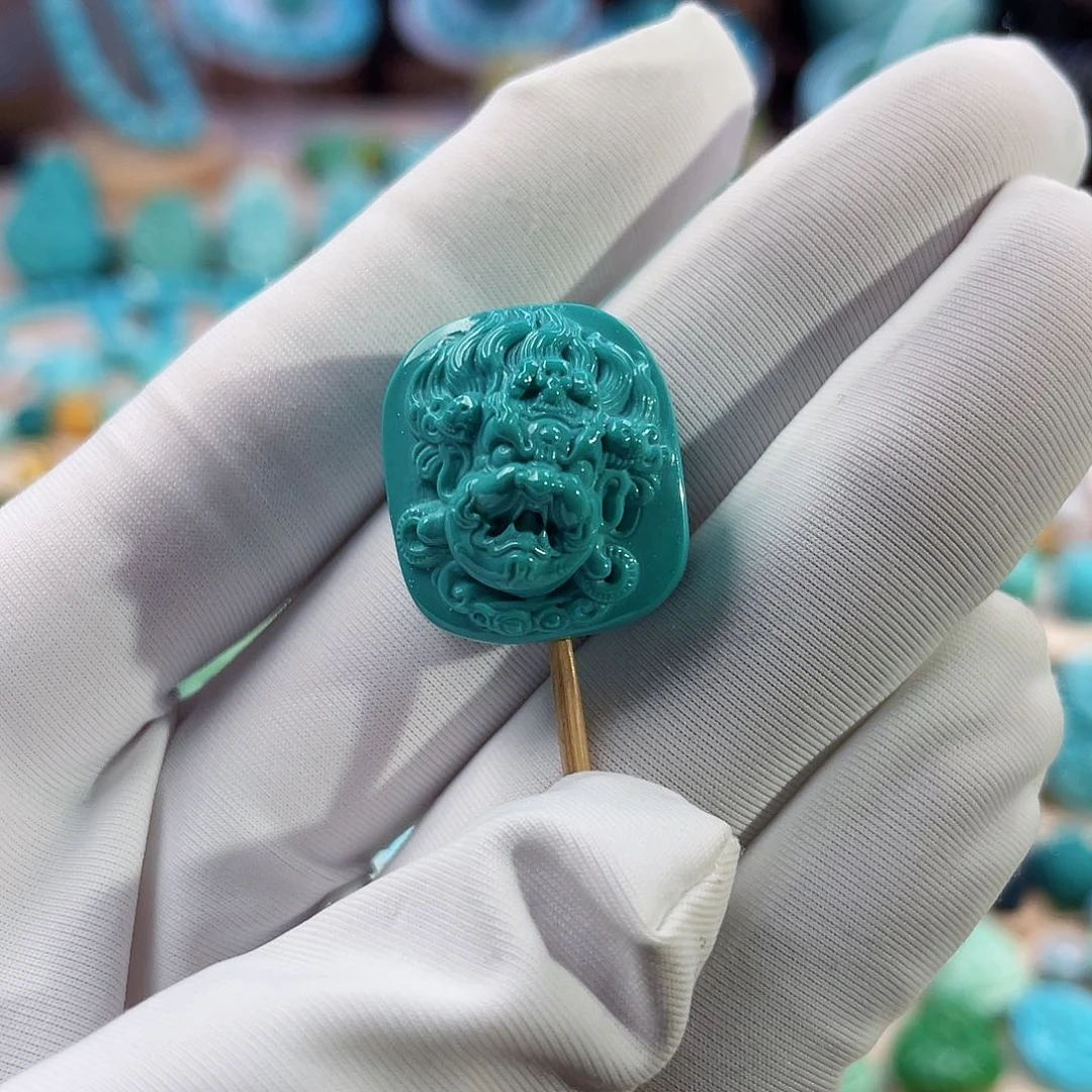 绿松石珠宝奇石未镶嵌