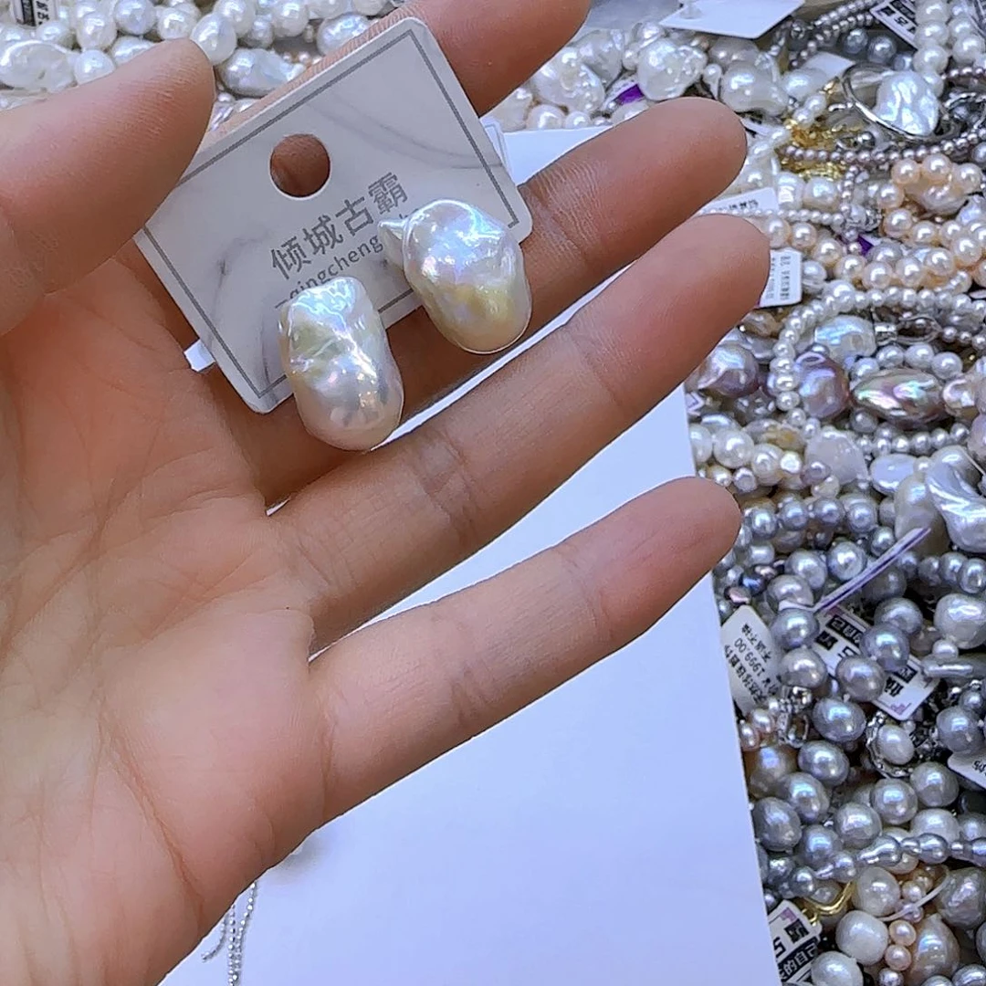 银S925镶嵌项链定制611淡水珍珠