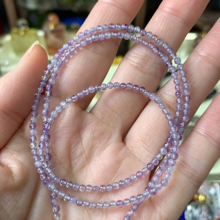 未镶嵌葡萄石珠宝半成品50cm