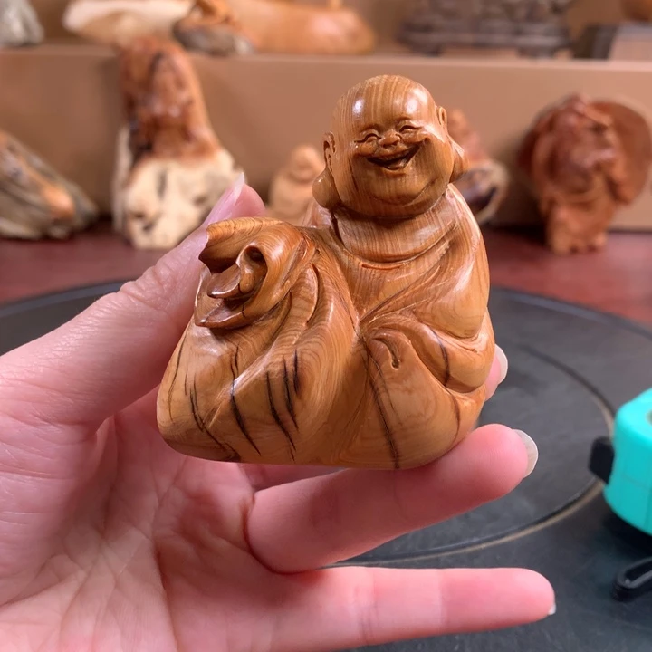 柏木（崖柏）根雕摆件