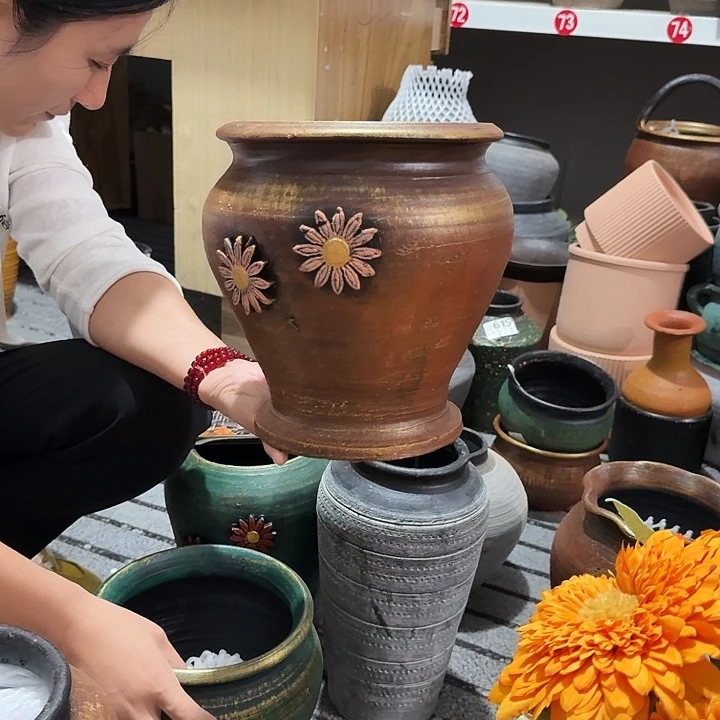 85金色鱼尾花高度20口径18