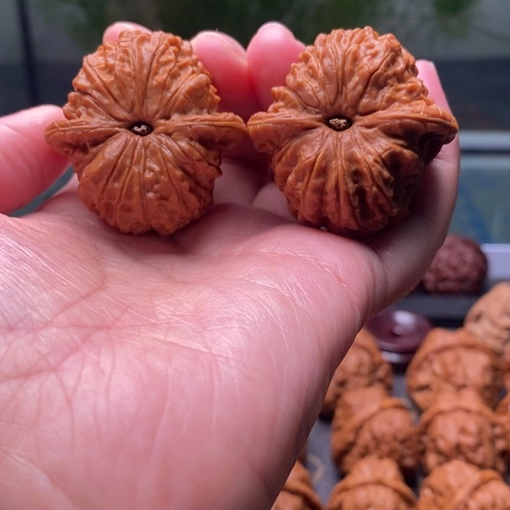 好***生文玩核桃把件血麒麟