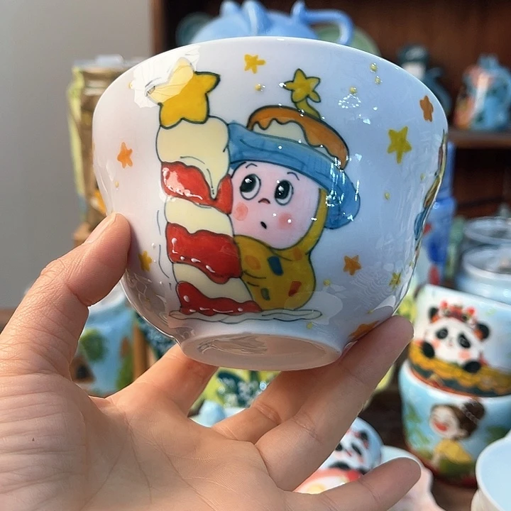 陶景德镇釉下手绘陶瓷