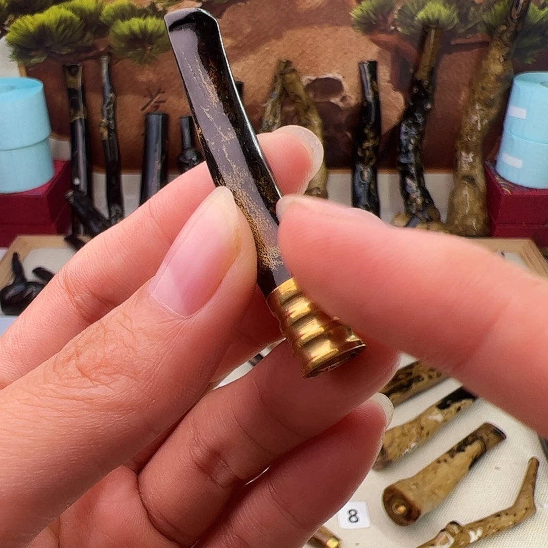 青皮柳小柳光面烟嘴
