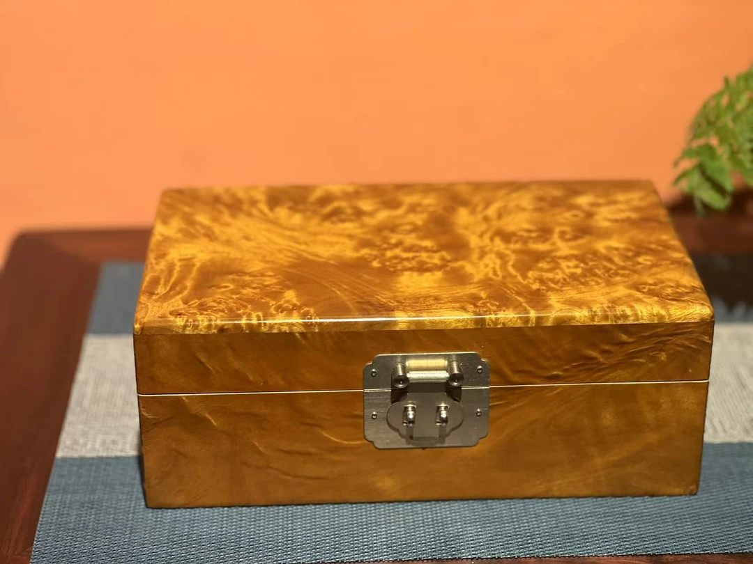 金丝楠木同心盒留疤/单个 25*