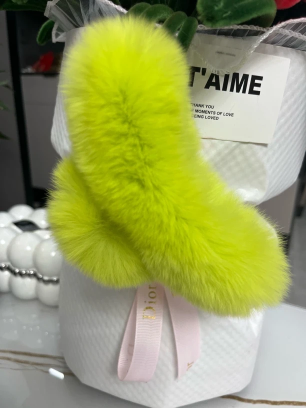 大号獭兔毛发抓ins时尚毛绒发饰发卡毛毛发夹可爱头饰网红鲨鱼夹