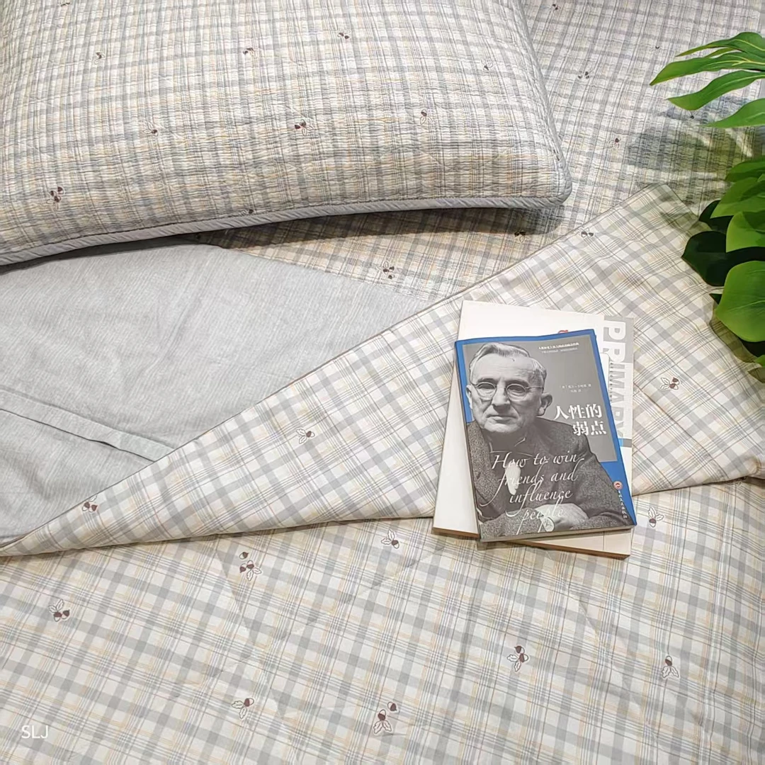 【清甜樱桃被子】160*210cm纱布全棉夏被简约凉感夏凉被