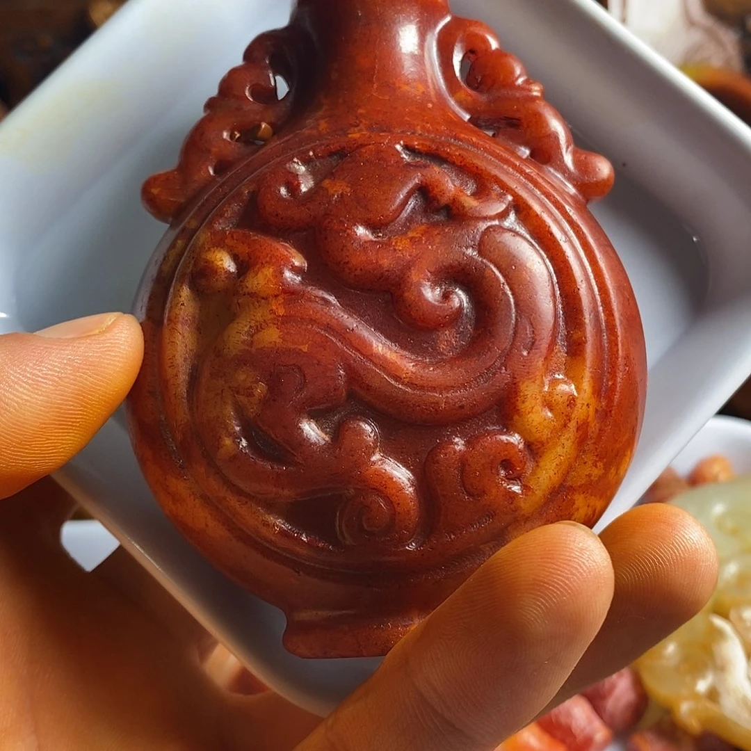 岫岩老玉（透闪石质玉）未镶嵌挂件