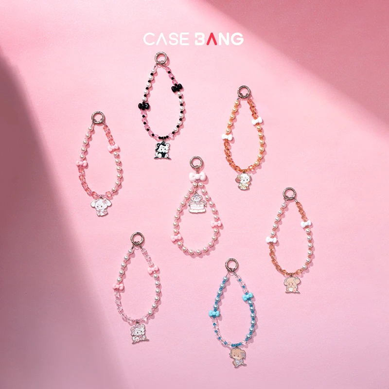 CASEBANG mikko联名甜心蝴蝶结系列奇趣挂绳盲盒手机挂绳卡通