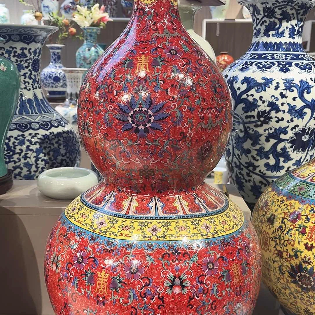 陶瓷景德镇陶瓷花瓶62公分