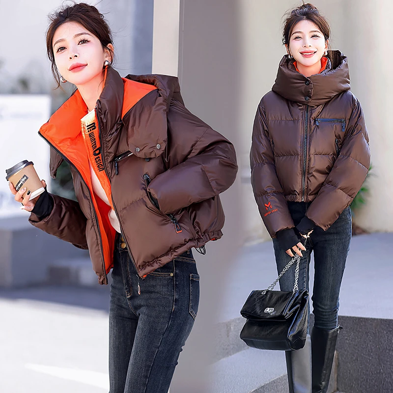 洋气保暖羽绒服女款爆款2025新款短款小个子上档次冬装外套时尚
