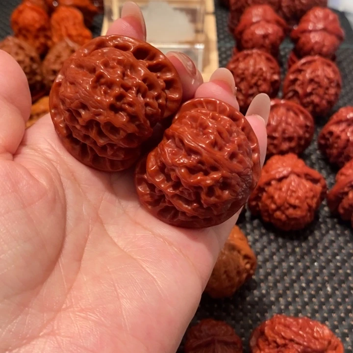 吊坠文玩核桃42超玉化宫灯0304