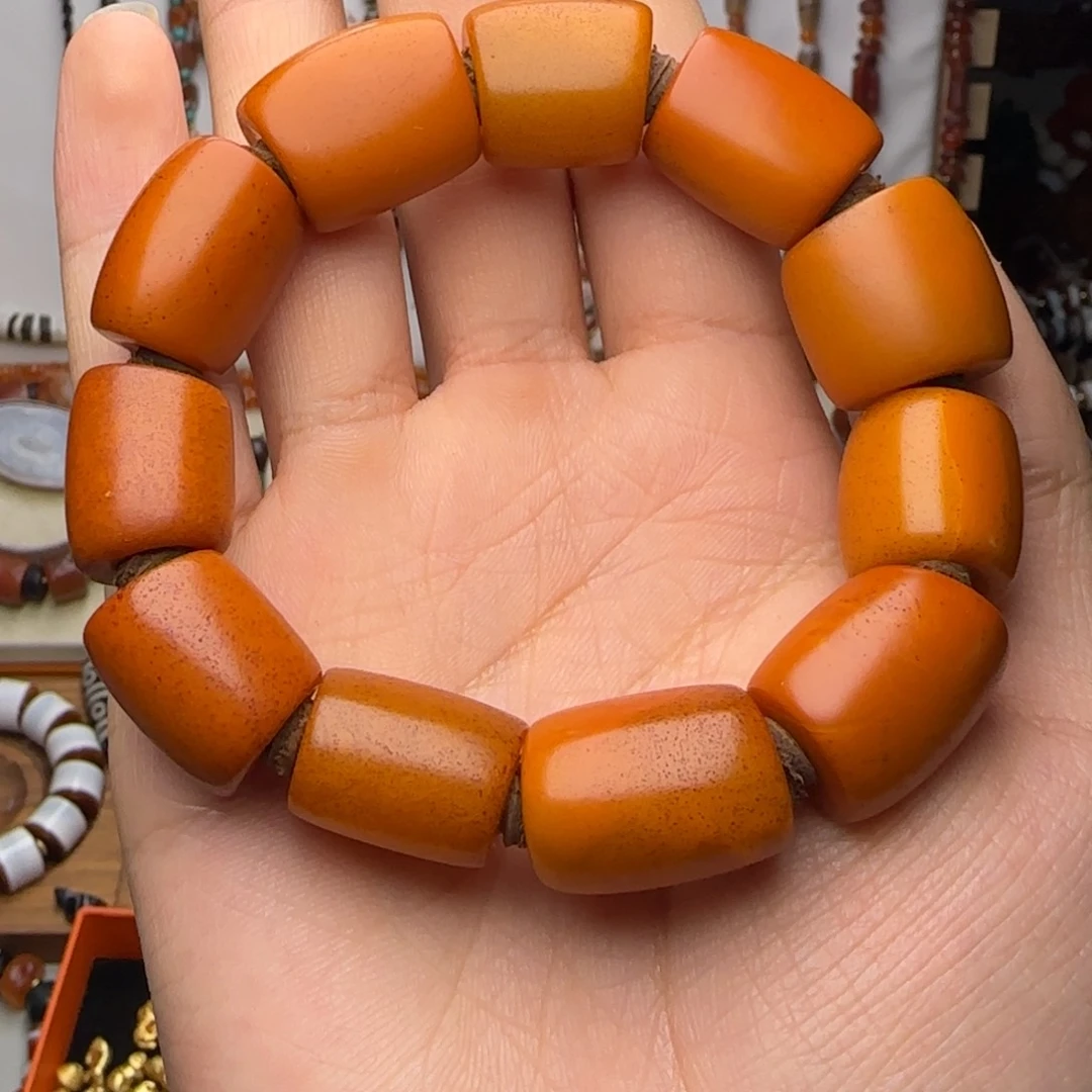 蜜蜡手链未镶嵌jjjjjjjjjj