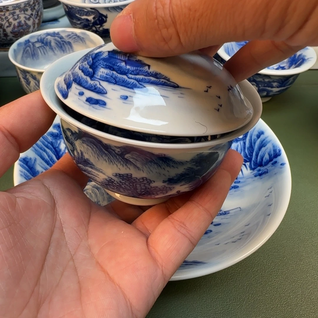 纯手工纯手绘茶具石头80