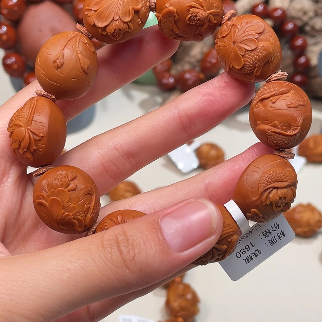 手串/手链橄榄核年年有余1.9 2.2铁核