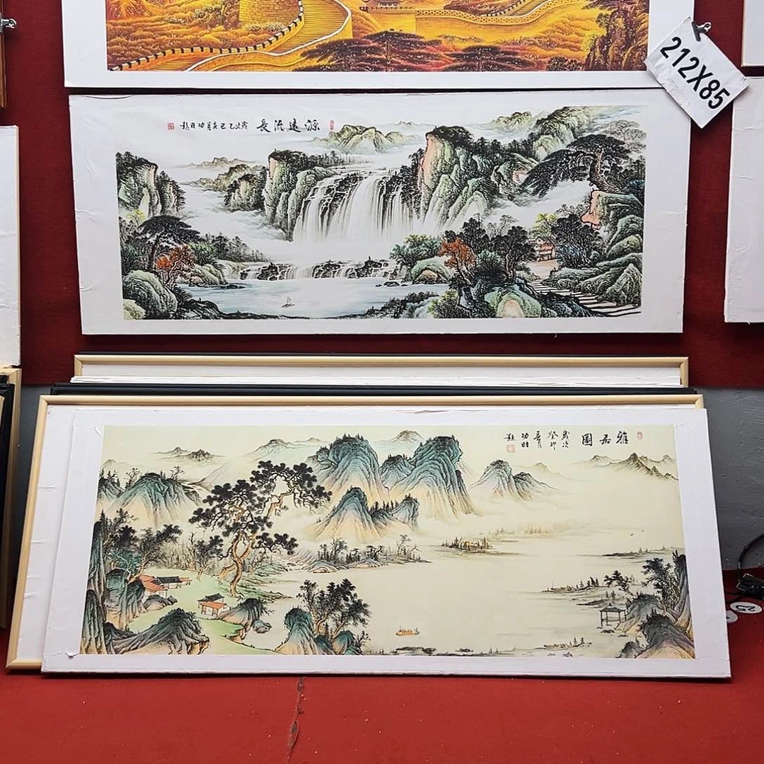 国画源远流长画芯